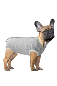 Sawmong Dog Recovery Suit, Dog Surgical Suit For Abdominal Wounds, Dog After Surgery Recovery Snugly Suit, Dog Onesie For Male Female, Prevent Licking Dog Bodysuit, Substitute Dog E-Collar & Cone