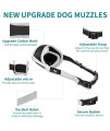 Dog Muzzle for Medium Dogs, Dog Muzzle for Large Dogs Biting, Soft Nylon Muzzle Anti Biting Barking Chewing,Air Mesh Breathable Drinkable Adjustable Pet Muzzle for Medium Large Dogs XL Gray