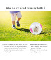 Hamster Ball 6 Crystal Running Ball for Hamsters Run-About Exercise Fitness Wheels Small Animal Toys Chinchilla Cage Accessories Running Ball for Dwarf Hamster Pet Toys Fitness Wheels (L, Pink B)