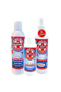 Ring Out - Pet Skin & Paw Cleaning Combo Set - Control & Help Ringworm | Recovery, Itch Calming Spray & Shampoo For Your Dog, Cat, Small or Large Animal. Safe, Gentle & Highly Effective For Skin
