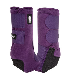 Classic Rope Company CLS102 Classic LEGACY2 Front Boot 2PK Eggplant M