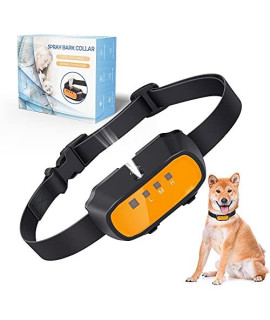 Citronella Spray Bark Collar, Automatic Training Bark Collar Rechargeable Citronella Anti-Bark Collar for Dogs Small Medium Large No Shock Harmless Waterproof (Without Remote Control)