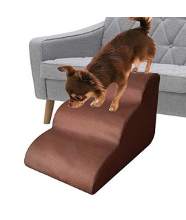 Dog Stairs for Small Dogs, 3 Steps Dog Stairs for High Beds Stairs for Pet to Get On Bed for Small Dogs, Cats and Pets