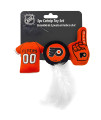 BEST PLUSH cAT TOY NHL PHILADELPHIA FLYERS complete Set of 3 piece cat Toys filled with Fresh catnip Includes: 1 Jersey cat Toy, 1 Hockey Puck cat Toy with Feathers 1 1 Fan cat Toy With Team LOgO