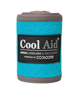 Weaver Leather CoolAid Equine Icing and Cooling Polo Wraps Turquoise Large