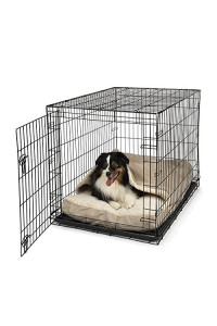 Snoozer Luxury Cozy Cave Crate Pet Bed with Microsuede, Small - Buckskin