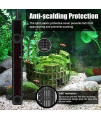 HiTauing Submersible Aquarium Heater, 300W/500W Fish Tank Heater with Accurate Temperature Control and Anti-Dry Burning Function, External Digital Controller, Suitable for Saltwater and Freshwater