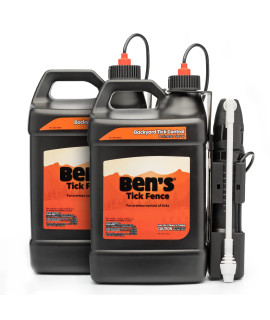 Ben's Tick Fence Tick Control Spray, 1 Gallon (Pack of 2)