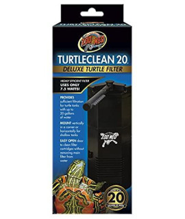 DBDPet Turtleclean 20 Filter - Turtle Filter for up to 20 Gallons - Includes Attached Pro-Tip Guide