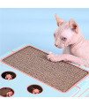 WIRSNOORVER Cat Scratcher Cardboard,Cat Scratching Pad Scratch Pad with Catnip Whack a Mole Cat Toys Durable for Indoor Cats Interactive