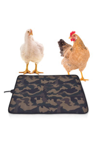 Chicken Coop Heater Pad, Outdoor Pet Cage Warmer, Thermo Heating Pads for Chickens, Livestock and Barn Pets, Heat Panel for Chick Coops, Brooder Heated Mat with Thermostat, Animal House Heaters