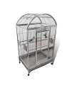 BMWPET SUS201 Stainless Steel DOMETOP Style Bird CAGE Parrot CAGE 32"X22"X62"