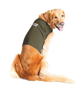 YEPETS Anti-Stress Suit for Dogs. Relaxing and Calming Jacket (XX-Small, Army Green)