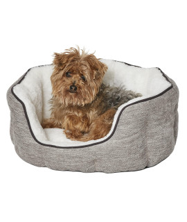 MidWest Homes for Pets Extra-Small QuietTime Deluxe Pet Bed- Taupe/Fur
