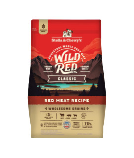 Stella & chewys Wild Red Dry Dog Food classic High Protein Wholesome grains Red Meat Recipe, 35 lb Bag