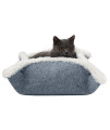 Cute Felt Cat Beds for Indoor Cats, Foldable Cat Bed/Mat, Super Soft Fabric Cat House, Portable Pet Bed, 27inches Unfolded Size - Kitten Bed, Cat Cave, Pet Beds, Cat Houses for Indoor Cats