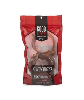 Petco Brand - Good Lovin' Traditional Beef Bully Ring Dog Chews, 3.2 oz., Count of 3