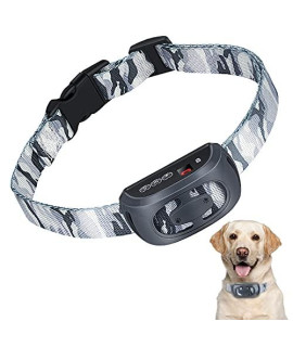 Bark Collar, Comfortable Dog Bark Collar, Adjustable Vibration and Shock Modes, Effective and Humane No Bark Collar with 9 Adjustable Sensitivity Levels for Small Medium Large Dogs