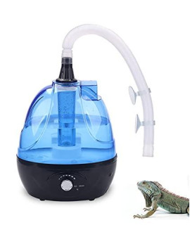 Reptile Fogger Terrariums Humidifier Fog Machine Mister with 2.5L Visible Tank?Suitable for All Terrariums and Enclosures?Providing Needed Humidity for Reptiles/Amphibians/Plants/Herps/Vivarium/Moss