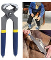 JIANLIAN Hoof Trimmer Pliers, 8inch Stainless Steel Professional Farriers Tools Livestock Nail Clippers Goat Hoof Trimmers Cutter