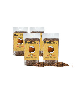RediChip Coconut Chip Substrate for Reptiles 36 Quart Loose Medium Sized Coconut Husk Chip Reptile Bedding (4 Pack)