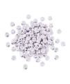 Cheriswelry 1000Pcs 7Mm White Silver Acrylic Letter Beads Alphabet A-Z Disc Coin Pony Beads Capital Flat Round Beads For Diy Initial Name Bracelet Necklace Jewelry Making Supplies Hole 18Mm