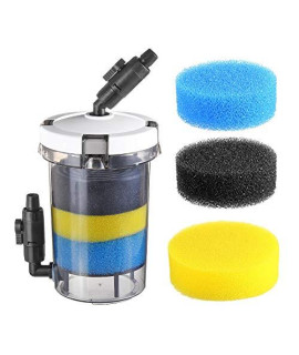 Aquarium External Canister Fish Tank Filter, Water Purifier with Pump for Below 0.6m Fish Tank for DIY (Color : B)