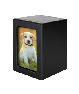 NEWDREAM: Dog Urn for Ashes,pet urns Wood Boxes Pet Photo cremation Urn, Pet Urns, Dog Urn,urns for Pets Ashes Dogs,cat urns for Ashes, (Small)