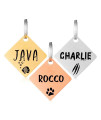 MYXGY Stainless Steel Pet ID Tag, Personalized Dog Name Tags, Customized Cat Tags, Deep Laser Engraving, Optional Engraved on Both Sides, Various Design Options