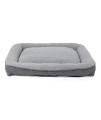 Petco Brand - EveryYay Snooze Fest Grey Rectangle Lounger Dog Bed, 48" L X 36" W, X-Large