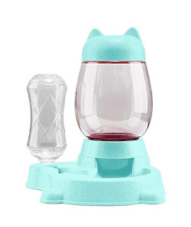 Cat Bowls Pet Dog Cat Automatic Feeder Dog Waterer Cat Food Bowl For Dogs Drinking Water Bottle Food 243120Cm Blue
