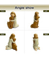 Bingo Castle Dog Memorials, Dog Angel of Friendship Figurines, Sculpted Hand-Painted Praying Angel Dog Sculpture (Brown)