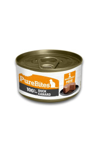 Pure Treats 789125 2.5 oz Pure Bites 100 Percent Duck Cat Pate - Pack of 12