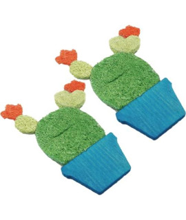 A&E cage company 52400987: Toy Loofah Potted cactus