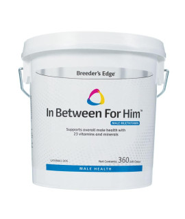 Revival Animal Health Breeder's Edge in Between for Him, Male Multivitamin for Cats & Small Dogs - 360 ct
