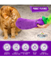 Pet Craft Supply Flipper Flopper Interactive Electric Realistic Flopping Wiggling Moving Fish Potent Catnip and Silvervine Cat Toy Poppin' Eggplant, All Breed Sizes
