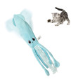 Pet Craft Supply Flipper Flopper Interactive Electric Realistic Flopping Wiggling Moving Fish Potent Catnip and Silvervine Cat Toy Sassy Squid, All Breed Sizes