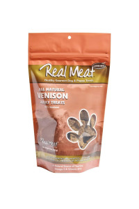 Real Meat Air-Dried Jerky Treats, Free-Range, All-Natural (Venison, 12oz)