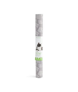 Petco Brand - So Phresh Brushed Grey Anti-Tracking Cat Litter Trapper Mat, 29" L X 32" W, 29 in