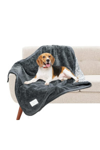 Waterproof Dog Blanket Soft Fluffy Plush Pet Blanket with Liquid Pee Proof Reversible Sherpa couch Bed cover Protector Throw Blanket for cats & Dogs