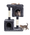Yaheetech 335In Cat Tree Tower For Indoor Cats W2 Cozy Plush Condos, Oversized Perch Sisal Scratching Posts, Stable Cat Stand House For Large Cats Pets