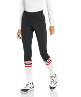 Mizuno womens Adult Softball Pants, Black, XX-Large