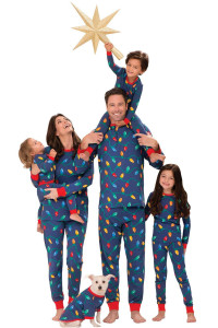 Pajamagram Womens Matching christmas PJs for Family, Blue, SMP