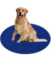Pee Pads For Dogs 48 X 48, Large Round Whelping Pads, Reusable Dog & Puppy Training Pads Washable, Reusable Non-Slip Pee Pads For Housebreaking, Incontinence, Travel, For Playpen, Crate, Kennel