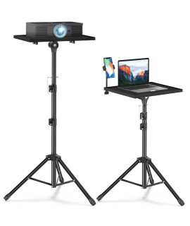 Facilife Projector Stand Tripod,Laptop Tripod Stand Adjustable Height 22 to 47 Inches, Multi-Purpose Projector Tripod Stand, Laptop Floor Stand, Projector Stand for Outdoor Movies