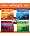 Smart Cookie Dog Food Topper 4 Flavor Variety Pack- All Natural Meal Mixers for Dogs - Food Topper for Picky Eaters & Boosting Nutrition - Includes Breakfast, Dinner, Veggie & Superfood - 15oz Bags
