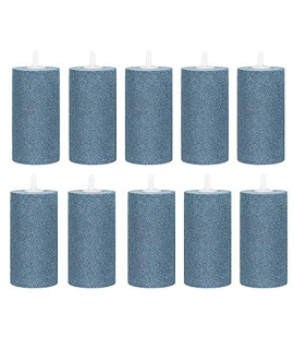 Simple Deluxe 4 X 2 Inch Large Air Stone Cylinder for Fish & Plant in Aquarium and Hydroponics Air Pump, 10 Pack