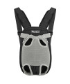 Pawaboo Pet Carrier Backpack, Adjustable Pet Front Cat Dog Carrier Backpack Travel Bag, Legs Out, Easy-Fit for Traveling Hiking Camping for Small Medium Dogs Cats Puppies, Extra Large, Gray