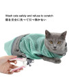 QYWSJ Cat Washing Kit Cat Bathing Pet Nail Injection Anti-Scratch Bite Fixing Cat Kit Cat Cleaning Supplies-Rose Red Clean Combo