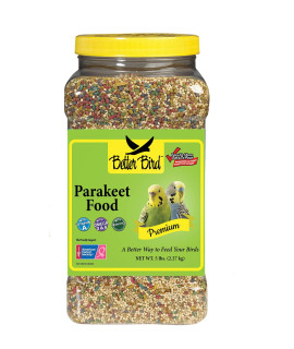 Better Bird, Premium Parakeet Food, 5 lb Jar